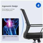 Modern Classic Mesh Ergonomic Office Chair - Image 3